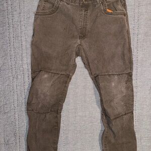 Walls Faded gray double knees carpenter pants super nice 36x30